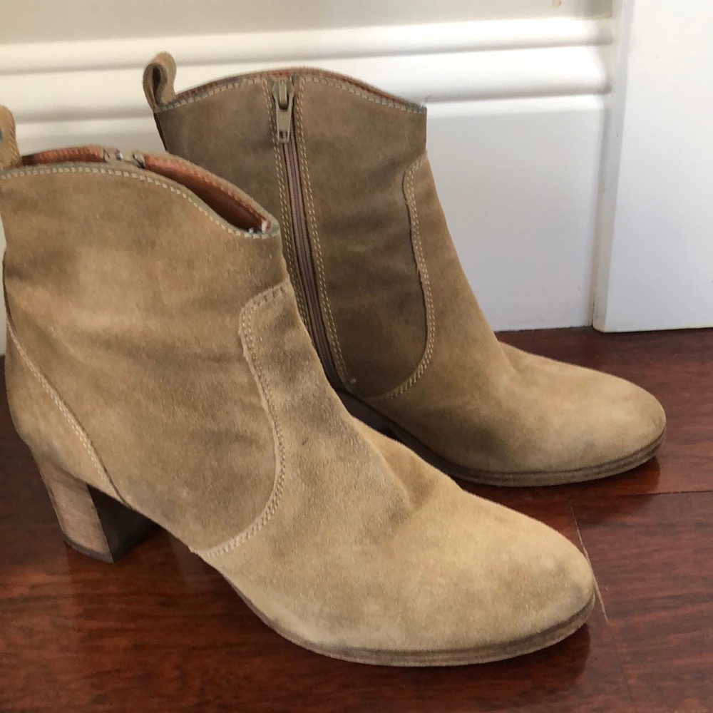 J Crew Suede Ankle Boots size 9